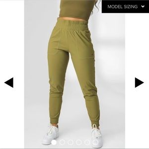 Olive size medium Vitality formerly balance athletica swift joggers